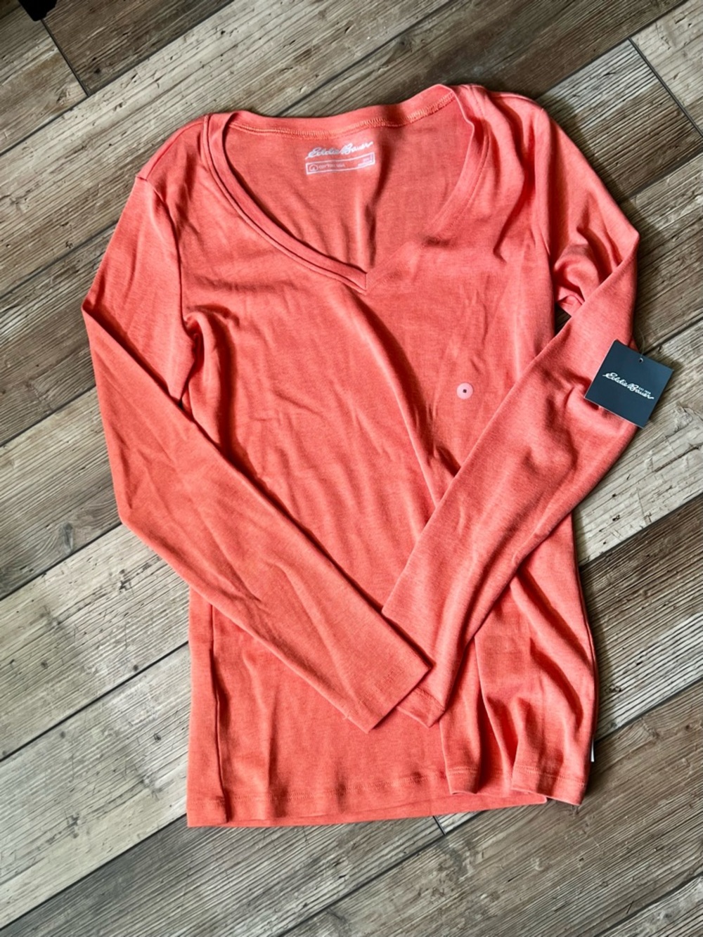 Eddie Bauer Long Sleeve V neck S